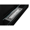 Biokominek 650x400 Slim Czarny z szybą