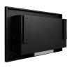 Biokominek 650x400 Slim Czarny z szybą