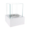 Biokominek wolnostojący Smart biały strukturalny mat 13x13x17cm