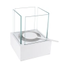 Biokominek wolnostojący Smart biały strukturalny mat 13x13x17cm