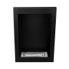 Biokominek wiszący Vertical czarny strukturalny mat 61x39x12cm