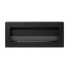 Biokominek Box 900x400 czarny z szybą
