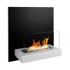 Biokominek wiszący Board czarno-biały 45x47x16,5cm