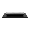 Biokominek Stainless Czarny Połysk 36x6x15cm