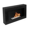 Biokominek wiszący 650x400 Box czarny strukturalny mat