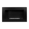 Biokominek wiszący 650x400 Box czarny strukturalny mat