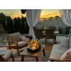 Biokominek wolnostojący Sunset Garden Mini czarny strukturalny