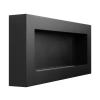 Biokominek wiszący 900x400 Box czarny strukturalny mat