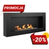 Biokominek wiszący 900x400 Box czarny strukturalny mat