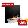 Biokominek wiszący Board czarno-biały 45x47x16,5cm