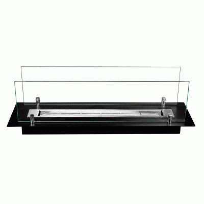 WKŁAD DO ZABUDOWY 65CM CZARNY Z SZYBAMI