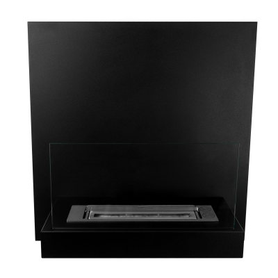 Biokominek wiszący Board czarno-czarny 45x47x16,5cm