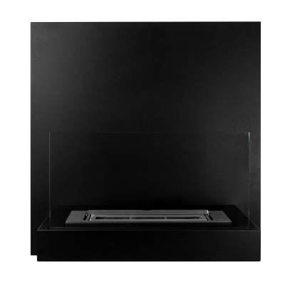 Biokominek wiszący Board czarno-czarny 45x47x16,5cm