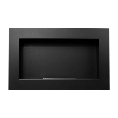 Biokominek wiszący 650x400 czarny strukturalny mat