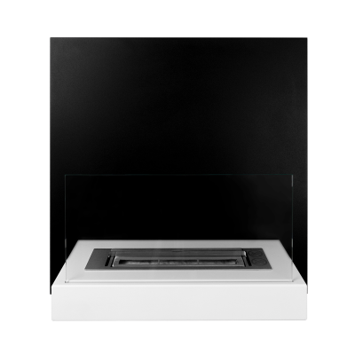Biokominek wiszący Board czarno-biały 45x47x16,5cm