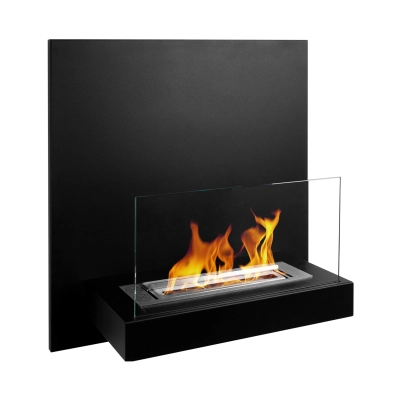 Biokominek wiszący Board czarno-czarny 45x47x16,5cm