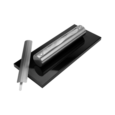 Biokominek Stainless Czarny Połysk 36x6x15cm