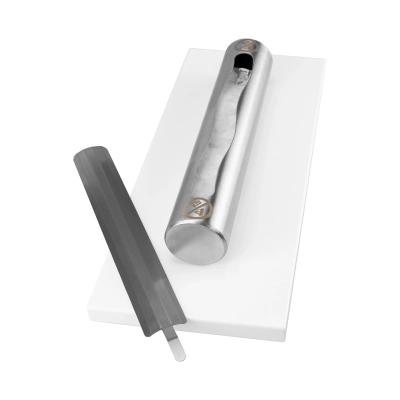 Biokominek Stainless Biały Połysk 36x6x15cm