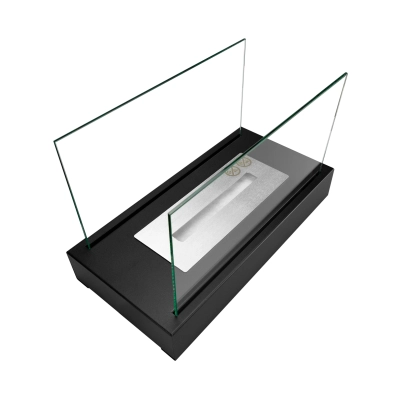 Biokominek wolnostojący  Glow czarny mat