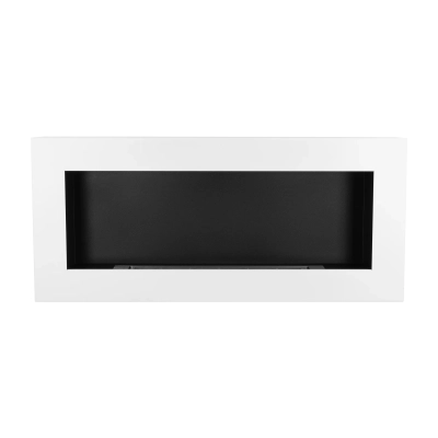 Biokominek wiszący 900x400 Box biały strukturalny mat