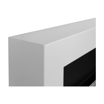 Biokominek wiszący 900x400 Box biały strukturalny mat