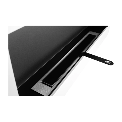 Biokominek wiszący 900x400 Box biały strukturalny mat