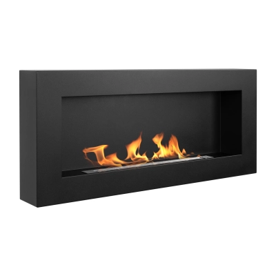 Biokominek wiszący 900x400 Box czarny strukturalny mat