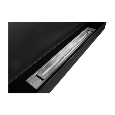 Biokominek wiszący 900x400 Box czarny strukturalny mat