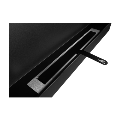 Biokominek wiszący 900x400 Box czarny strukturalny mat