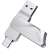 Pendrive SSK 64GB USB C Flash Drive Dual Drive 2 w 1 OTG USB A 3.2 + Type C Stick Thumb Drive,Pendrive z prędkością transferu do 200MB/s Memory Stick
