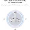 Pendrive SSK 64GB USB C Flash Drive Dual Drive 2 w 1 OTG USB A 3.2 + Type C Stick Thumb Drive,Pendrive z prędkością transferu do 200MB/s Memory Stick