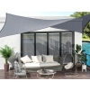 Żagiel przeciwsłoneczny prostkątny ogrodowy wodoodporny 4x3m markiza osłona