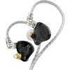KZ ZS10 PRO X słuchawki douszne, ulepszone 4BA+1DD, hybrydowe sterowniki, HiFi słuchawki przewodowe z kablem 2-pinowym 0,75 mm, do sceny audiofilskiej