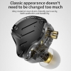 KZ ZS10 PRO X słuchawki douszne, ulepszone 4BA+1DD, hybrydowe sterowniki, HiFi słuchawki przewodowe z kablem 2-pinowym 0,75 mm, do sceny audiofilskiej