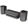 Gamingowy Głośnik Bluetooth FIFINE z subwooferem do komputerów PC, laptopów, komputerów stacjonarnych, głośników do gier USB z wejściem RGB 3,5 mm, re