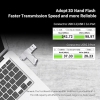 Pendrive SSK 64GB USB C Flash Drive Dual Drive 2 w 1 OTG USB A 3.2 + Type C Stick Thumb Drive,Pendrive z prędkością transferu do 200MB/s Memory Stick