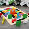 Kingszop Drewniana Gra Zręcznościowa Piłkarzyki Cymbergaj Tetris Fast Sling 2W1 Zestaw 34,5X21,5