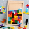 Kingszop Drewniana Gra Zręcznościowa Piłkarzyki Cymbergaj Tetris Fast Sling 2W1 Zestaw 34,5X21,5