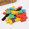 Kingszop Drewniana Gra Zręcznościowa Piłkarzyki Cymbergaj Tetris Fast Sling 2W1 Zestaw 34,5X21,5