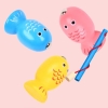 Polecamy - Kreatywna Manipulacyjna Drewniana Zabawka Edukacyjna Łowienie Rybek Sensoryczny Montessori