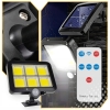 lampa solarna z czujnikiem zmierzchu i ruchu z pilotem