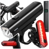 Lampka Rowerowa LED tylna USB Przednia Mocna Tył ZESTAW NA ROWER