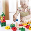 Polecamy - Kreatywna Manipulacyjna Zabawka Edukacyjna Sorter Sensoryczny Montessori Drewniany