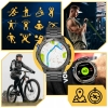 Smartwatch męski wodoodporny z funkcją rozmów GPS Menu PL Sport AMOLED