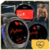 Smartwatch męski wodoodporny z funkcją rozmów GPS Menu PL Sport AMOLED