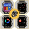 ZEGAREK SMARTWATCH PANCERNY MILITARNY MROZOODPORNY PL MENU FOLIA GRATIS