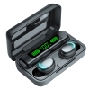 Słuchawki Bezprzewodowe Bluetooth SPORTOWE Douszne TWS F9 + ETUI Powerbank
