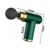 Mini pistolet do masażu ciała mięśni mocny masażer massage gun przenośny