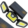 Lampa Solarna Led 4W1 Zewnętrzna Uliczna Czujnik Ruchu Zmierzchu