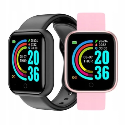 Smartwatch Zegarek Sport Fitnes Smartband Czarny